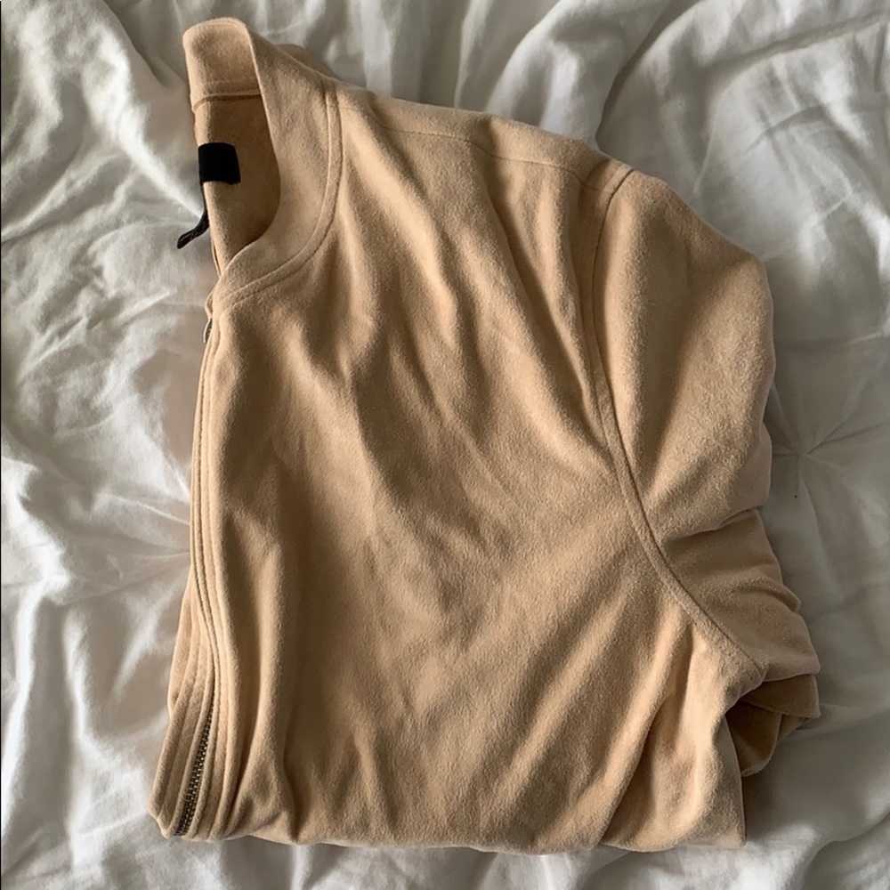 Faux suede jacket